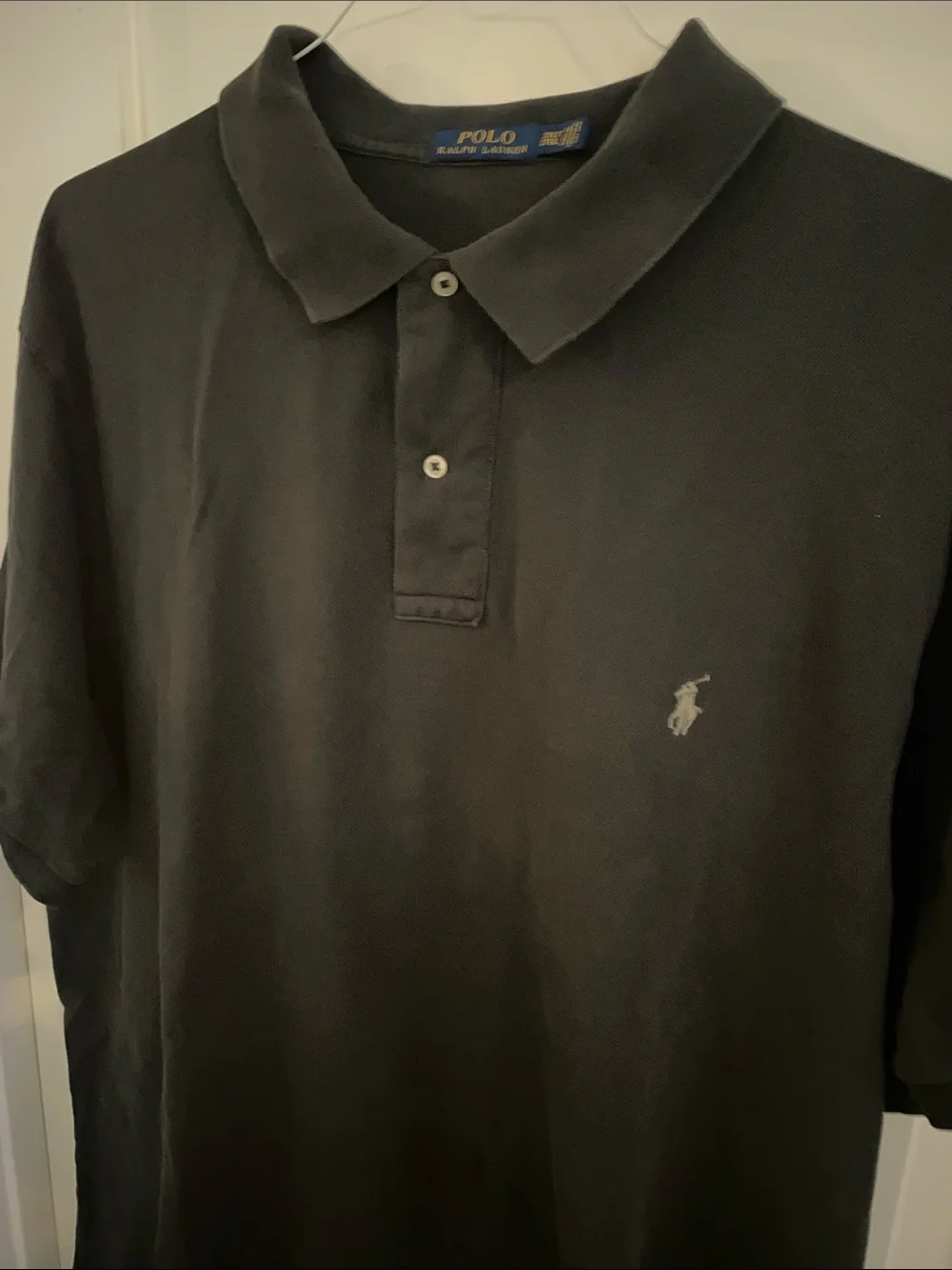 Polo by Ralph Lauren Dark Charcoal Short-Sleeve Polo 100% Cotton 2XLT